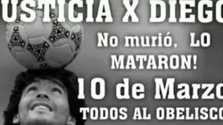 10M: Gianinna convocó a la marcha para pedir justicia por la muerte de Maradona