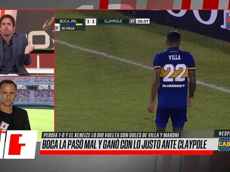 Closs lo arruinó a Villa por festejar su gol contra Claypole: "Te marca la mentalidad"