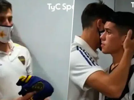 Video: Capaldo le dio su camiseta a Carballo, el jugador de Claypole que lesionó