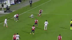 Video: Nico Domínguez se lesionó solo y salió rengueando