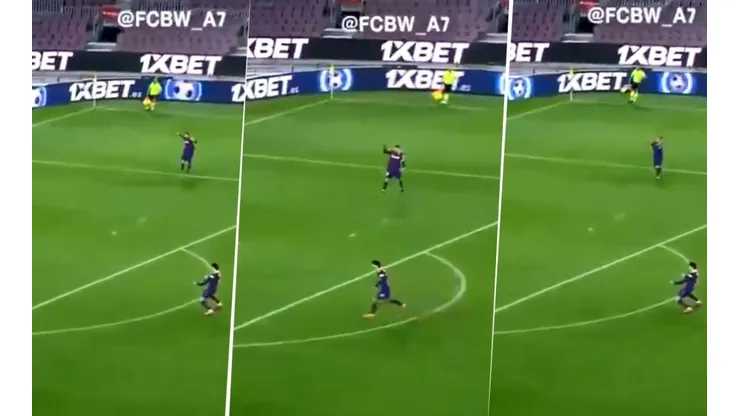 Lo amamos: la reacción de Messi al 2-2 de Piqué a los 93' para Barcelona