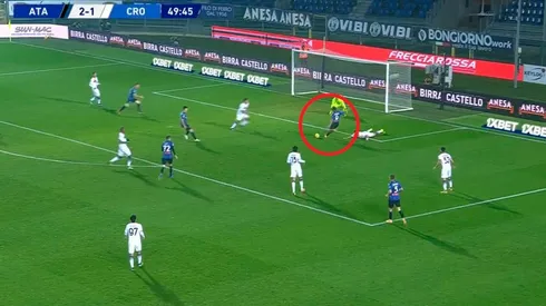 Así fue el gol de Luis Fernando Muriel al Crotone en la Serie A de Italia.