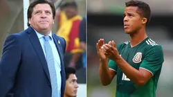 Miguel Herrera y Giovani Dos Santos