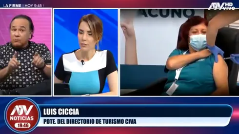 Juliana Oxenford entrevistó a Luis Ciccia, quien habría comprado vacunas rusas.