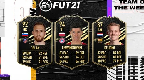 ¡Locura! Nuevas cartas IF para Lewandowski y Oblak en el TOTW 23 del FIFA 21