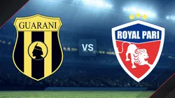Guaraní vs. Royal Pari por la Copa Libertadores.