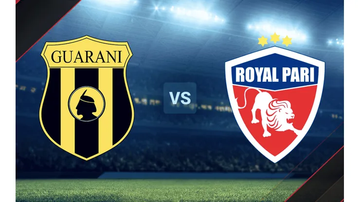 Guaraní vs. Royal Pari por la Copa Libertadores.