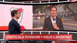 Javier Gil Navarro descartó la vuelta de Pratto