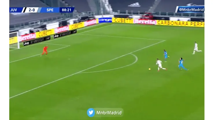 El gol de Cristiano Ronaldo para el 3-0.