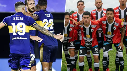 Boca y Claypole se preparan para el partido.