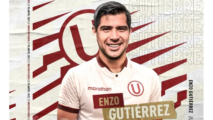 Enzo Gutiérrez llegó a Lima hace solo unos días.