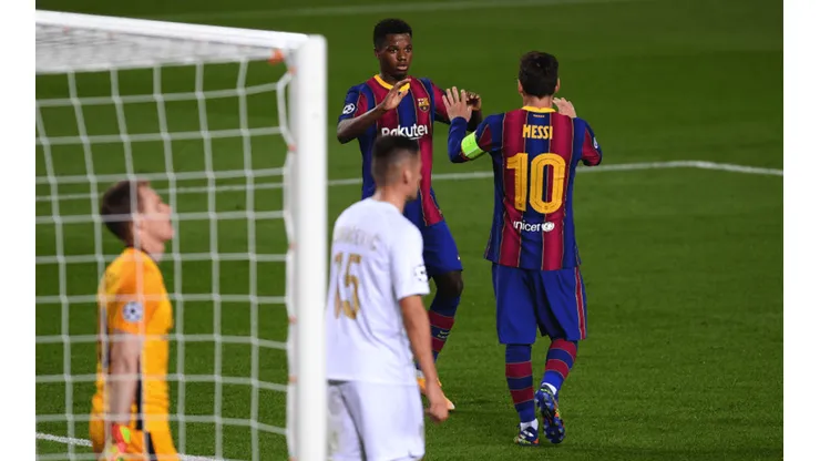 Ansu Fati reveló los consejos que les da Messi a los jugadores del Barcelona