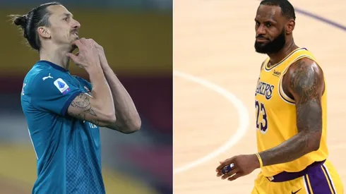 Zlatan Ibrahimovic y LeBron James (Foto: Getty)