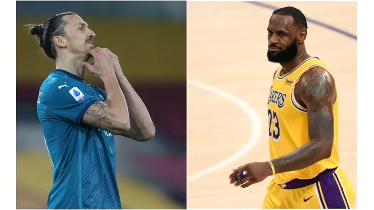 Zlatan Ibrahimovic y LeBron James (Foto: Getty)