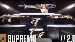 Primer vistazo a la nueva línea de diseños Supremo 2.0 para VALORANT