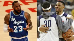 LeBron James, Stephen Curry y Russell Westbrook