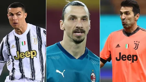 Cristiano Ronaldo, Zlatan Ibrahimovic y Gianluigi Buffon son 3 de los futbolistas que aún desputan el vicio de correr detrás de la pelota.