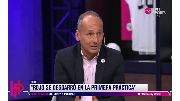 Martín Costa contó qué pasó en Boca luego del desgarro Rojo en la primera práctica