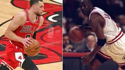 Zach LaVine y Michael Jordan (Foto: Getty)