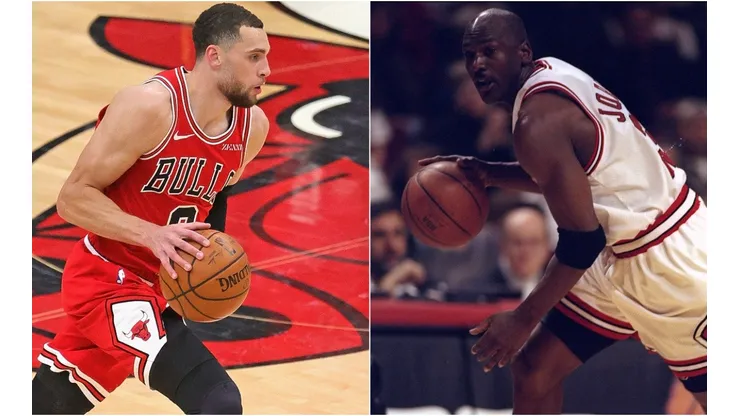 Zach LaVine y Michael Jordan (Foto: Getty)
