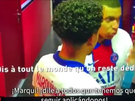 El video de Mbappé en el túnel: "Me quiero llevar el balón del partido"