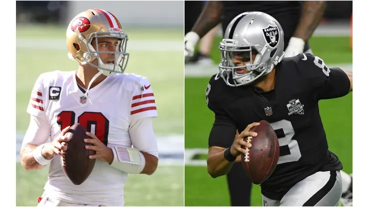 Jimmy Garoppolo y Marcus Mariota