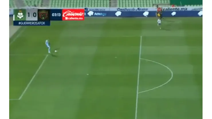 Tremendo error del portero Palos.