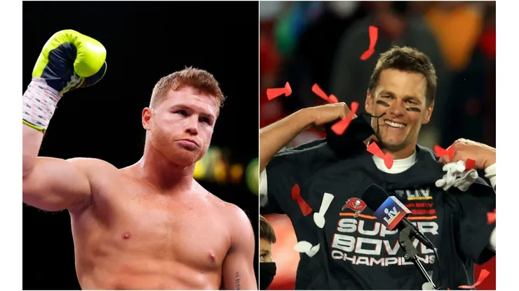 Saul Canelo Álvarez y Tom Brady