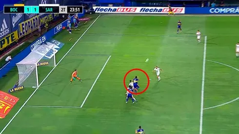 Licha López quedó de '9' y, de cabeza, metió el empate de Boca