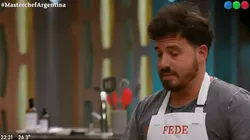 El momento en el que Federico Bal comunicó su decisión.