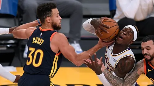 Stephen Curry y Dennis Schroeder