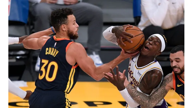 Stephen Curry y Dennis Schroeder