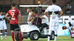 Así abandonó Pinola el campo de juego.
