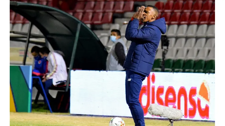 Amaranto Perea, técnico del Junior de Barranquilla.