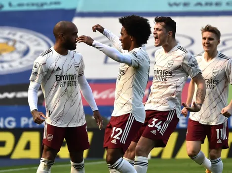 Arsenal se lo dio vuelta al Leicester y lo alejó un poco más de la punta