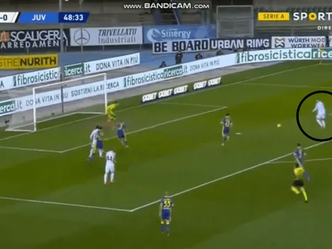 Video: no pasaba nada pero Cristiano Ronaldo rompió con el letargo y adelantó a Juventus