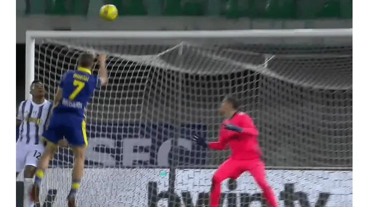 Video: así se lo empató el Verona a la Juventus