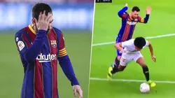 Todo Sevilla pidió roja: Messi hizo dos faltas en un minuto y zafó de la expulsión