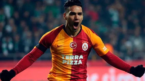 Radamel Falcao, delantero del Galatasray de Turquía.