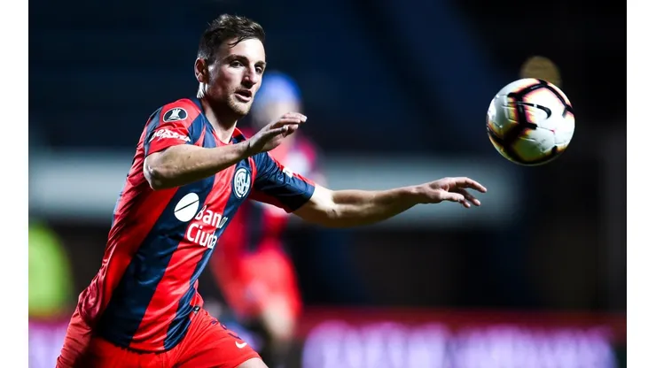Bruno Pittón, uno de los protagonistas para San Lorenzo en su duelo contra Central Córdona (Foto: Getty Images).