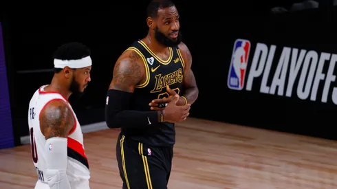 LeBron James y Carmelo Anthony (Foto: Getty)