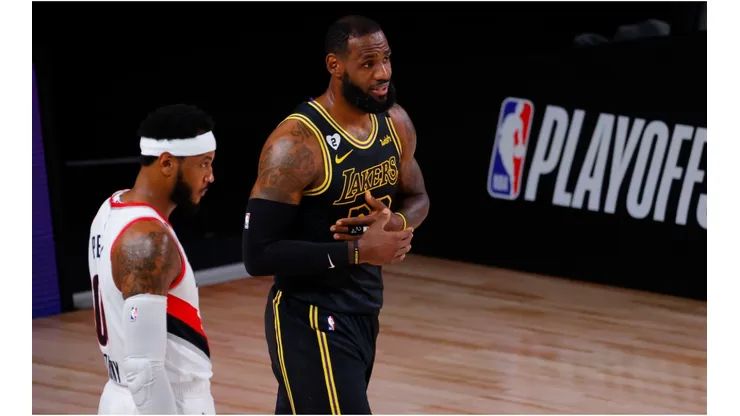 LeBron James y Carmelo Anthony (Foto: Getty)