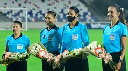 María Dazo, Mary Blanco, Nataly Arteaga y Vanessa Ceballos.