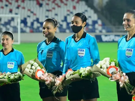 Así les fue a las cuatro mujeres que arbitraron el Barranquilla vs. Huila