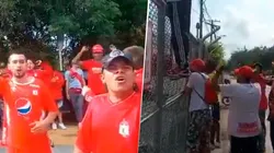 Así fueron las protestas en la sede deportiva del América de Cali.