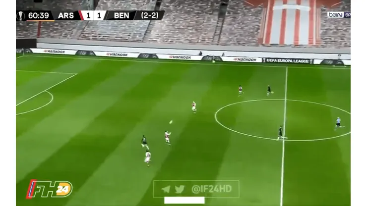 El blooper de Ceballos que le puede costar la Europa League al Arsenal
