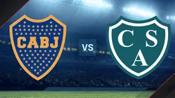Boca Juniors vs. Sarmiento por la Copa de la Liga Profesional.