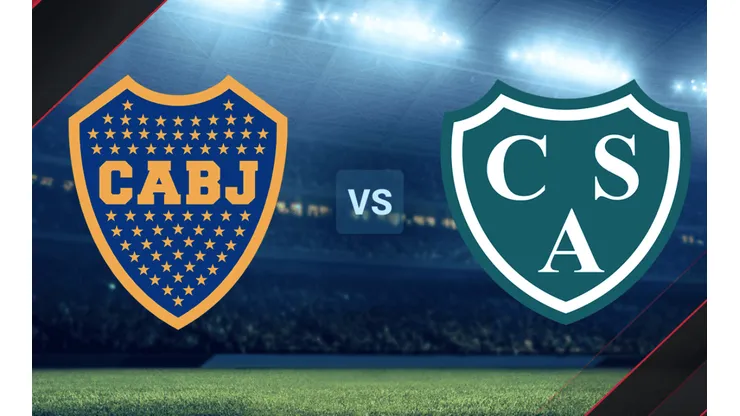 Boca Juniors vs. Sarmiento por la Copa de la Liga Profesional.