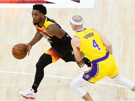 La mejor asistencia que Donovan Mitchell hizo ante los Lakers