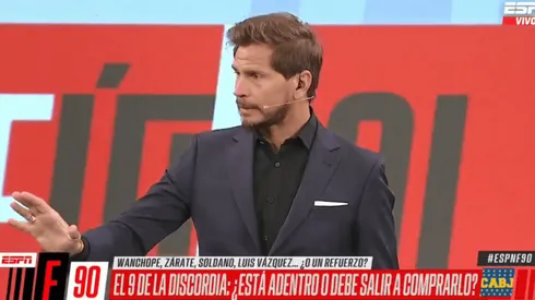 Vignolo en ESPNF90: "Boca tiene que ir a buscar a Diego Costa"